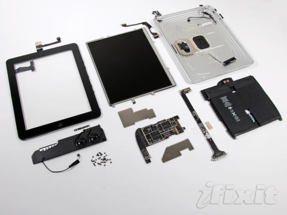 ipad rozebrany